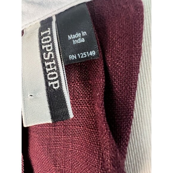 Top Shop Dress Embroidered SZ 12 Peter Pan Collar Twee Academia Wednesday Adams - Picture 7 of 14